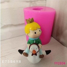 Yoyomold YY1934-KÜÇÜK Prens Penguenli Silikon Kalıp