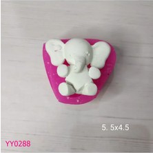 YOYOMOLD YY0288 Yıldız Tutan Fil Silikon Kalıp
