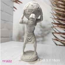Yoyomold YY1632-ATLAS Sırtında Dünyayı Taşıyan Adam Ayakta Silikon Kalıp