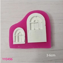 YOYOMOLD YY0496 Minyatür Oval Kapı ve Pencere Silikon Kalıp