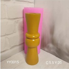 Yoyomold YY3015 Vazo Mumluk 20CM Silikon Kalıp