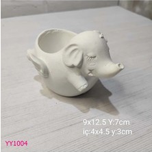 Yoyomold YY1004-UÇAN Fil Saksı Silikon Kalıp