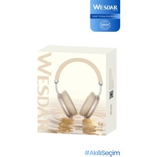 Wesdar K-283H Bluetooth Kulak Üstü Katlanabilir Taşıma Çantalı Kulaklık