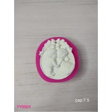 YOYOMOLD YY0064 Gelin Damat Magnetlik Silikon Kalıp