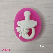 YOYOMOLD YY0593 Fiyonklu Emzik Silikon Kalıp