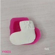 YOYOMOLD YY0031 Yılbaşı Noel Çorap Silikon Kalıp