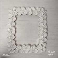 Yoyomold YY2697 Papatya Çerçeve 26CM Silikon Kalıp