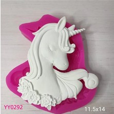 YOYOMOLD YY0292 Süslü Unicorn Silikon Kalıp