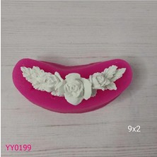 YOYOMOLD YY0199 Bordür Güllü Silikon Kalıp