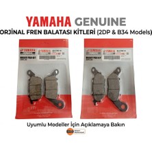 Yamaha N-Max 125 / 155 Orijinal Ön ve Arka Fren Balatası Seti (2DP-B34) - R&n Store