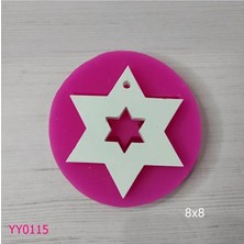 YOYOMOLD YY0115 Yıldız Ortası Yıldız Boşluklu Silikon Kalıp