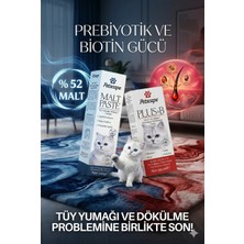 Petscape Tüy Yumağı Önleyici Kedi Malt Macunu ve Tüy Dökülme Önleyici Plus+B Kedi Vitamini Damlası