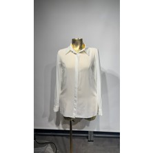 Yakası ve Kolu Uzun Payetli Gömlek