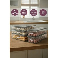 Selka Home Nora Büyük Set ( 1 Adet 4 Lt. 1 Adet 2,25 2 Adet 1 Lt. 2 Adet 2 Lt. )