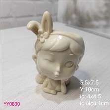 YOYOMOLD YY0830 Tavşan Kulaklı Göz Kırpan Kız Silikon Kalıp