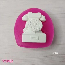 YOYOMOLD YY0482 Minyatür Çevirmeli Telefon Silikon Kalıp