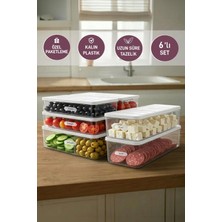 Selka Home Nora Büyük Set ( 1 Adet 4 Lt. 1 Adet 2,25 2 Adet 1 Lt. 2 Adet 2 Lt. )