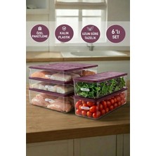 Selka Home Nora Büyük Set ( 1 Adet 4 Lt. 1 Adet 2,25 2 Adet 1 Lt. 2 Adet 2 Lt. )