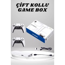 Renklime 4K 3D Hd Görüntü Kaliteli Kablosuz Çift Kollu 20.000 Oyunlu Retro Oyun Konsolu Tv Box