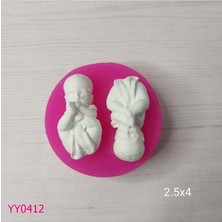 YOYOMOLD YY0412 İkili Küçük Bebek Silikon Kalıp