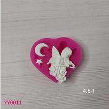 YOYOMOLD YY0011 Müzik Aleti Çalan Melek Ay Yıldız Figürleri Silikon Kalıp