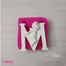 YOYOMOLD YY0014 Melek Harf M Silikon Kalıp