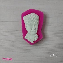 YOYOMOLD YY0045 Kalpaklı Atatürk Modeli Silikon Kalıp