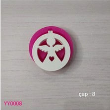 YOYOMOLD YY0008 Askılıklı Daire İçinde Melek Silikon Kalıp