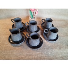 Kilida Sanat- 6 Kişilik 12 Parça Kahve Fincanı Takımı