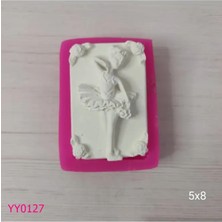 YOYOMOLD YY0127 Kenarları Güllü Balerin Dikdörtgen Silikon Kalıp