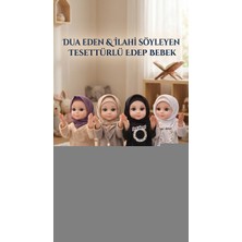 Renklime Tesettürlü Edep Bebek Dua Eden ve Ilahi Söyleyen Ramazan Oyuncağı