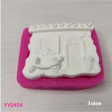 Yoyomold YY0454 Önünde Bisiklet Olan Pencere Silikon Kalıp