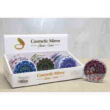 Renklime Mandala Desenli Hareketli Sulu El Aynası - Model 6