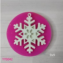 YOYOMOLD YY0042 Kar Tanesi Asma Delikli Silikon Kalıp