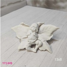 Yoyomold Yaprak Kanatlı Peri Bebek Biblo Silikon Kalıp