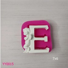YOYOMOLD YY0015 Melek Harf E Silikon Kalıp