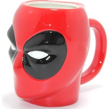 Renklime Marvel Deadpool 3D Kabartmalı Kupa Bardak