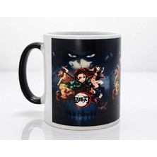 Renklime Porselen Renk Değiştiren Demon Slayer Kupa Bardak - Model 2