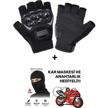 Yazlık Motosiklet Eldiveni Tam Korumalı Yasaya Uygun Etiketli Kısa Eldiven