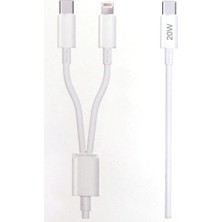 Neonova Yeni Nesil Usb-C To Lightning Usb-C Hızlı Şarj ve Data Kablosu 5.0A Hızlı Kablo 1 Metre 20W