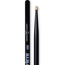 Vic Firth Baget (Çift) 5A Wood Black, Hıckory, 0.565 X16 , M V5AB