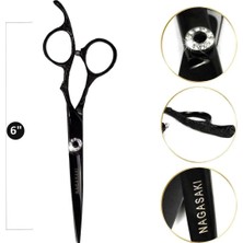 Nagasaki 6" Saç Kesim Makası Kuaför Salonları İçin 1 Adet Ergonomik Paslanmaz Çelik No 65