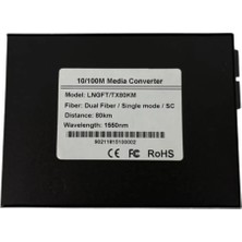 Longline Fx/tx Media Converter Sm Sc 100MBPS 80KM Single Mode Fiber Converter