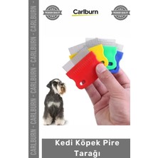 Carlburn Özel Üretim Ince Dişli Tüy Bakım Evcil Hayvan Temizleme Aparatı Pratik Etkili Kedi Köpek Pire Tarağı