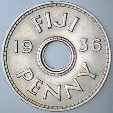 Banknoting Fiji 1 Penny 1936.