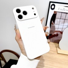 KumOziShop iPhone 17 Promax Uyumlu Ultra Slim Parlak Camlı Darbeye Dayanıklı Kılıf