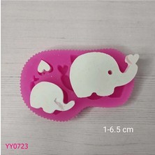YOYOMOLD YY0723 Hortumu Kalpli İkili Fil Silikon Kalıp
