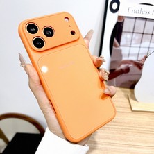 KumOziShop iPhone 17 Promax Uyumlu Ultra Slim Parlak Camlı Darbeye Dayanıklı Kılıf