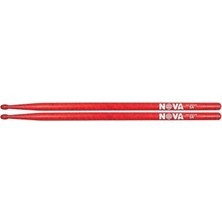 Vic Firth Baget(Çift) Nova 5A Wood Red (Kırmızı), Hıckory, 1 N5AR