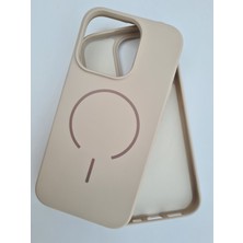 iPhone 16 Promax (6.9inc) Magsafe ile Uyumlu Yumuşak Soft Mükemmel Manyetik Esnek Lansman Silikon Kılıf